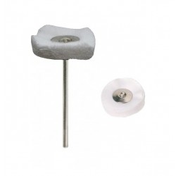 BROSSETTE SUR TIGE TOILE BLANCHE Ø22MM