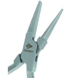 PINCE BECS PLAT/ROND 140mm TOUT INOX